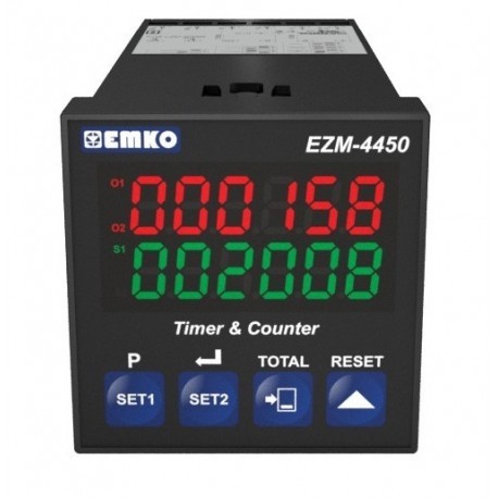 EZM-4450 Çok Fonksiyonlu Programlanabilir Zaman Rölesi ve Sayıcı