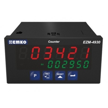 EZM-4930 Tek Setli Programlanabilir Sayıcı