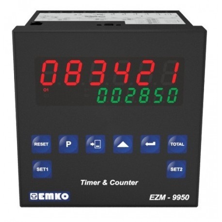 EZM-9950 Çok Fonksiyonlu Programlanabilir Zaman Rölesi ve Sayıcı