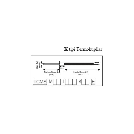 (TCMS) Mineral İzoleli Bayonet Sonda Tipi